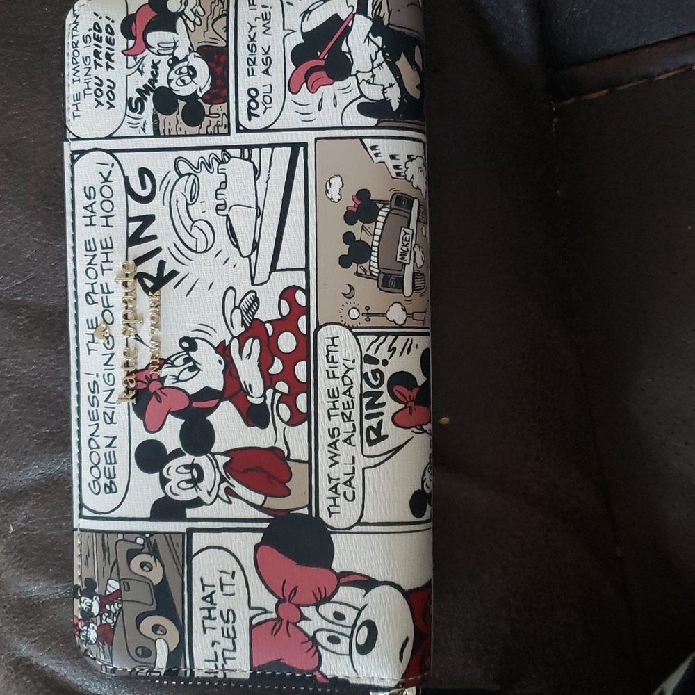 Kate Spade x Disney Mickey Mouse  Continental wallet New